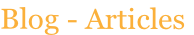 Blog - Articles